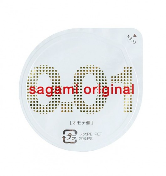 Супертонкий презерватив Sagami Original 0.01 - 1 шт. - Sagami - купить с доставкой в Батайске