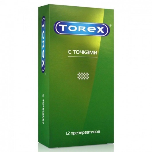 Текстурированные презервативы Torex  С точками  - 12 шт. - Torex - купить с доставкой в Батайске