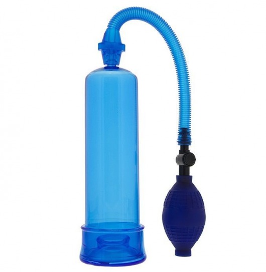 Синяя вакуумная помпа MENZSTUFF PENIS ENLARGER - Dream Toys - в Батайске купить с доставкой
