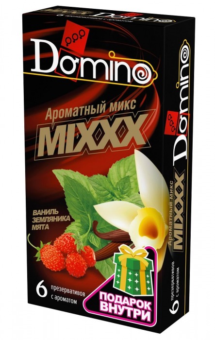 Ароматизированные презервативы DOMINO  Ароматный микс  - 6 шт. - Domino - купить с доставкой в Батайске