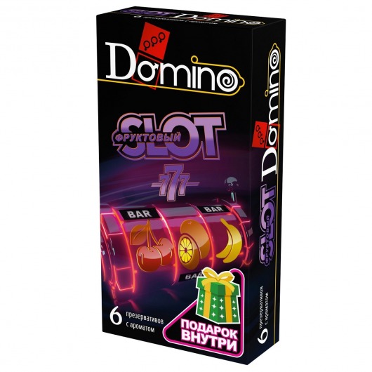 Ароматизированные презервативы DOMINO  Фруктовый слот  - 6 шт. - Domino - купить с доставкой в Батайске