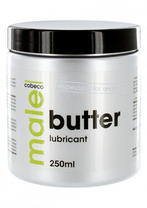 Анальный лубрикант MALE Cobeco Butter Lubricant - 250 мл. - Cobeco - купить с доставкой в Батайске