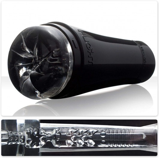 Черный мастурбатор-анус Fleshlight - Flight Pilot - Fleshlight - в Батайске купить с доставкой
