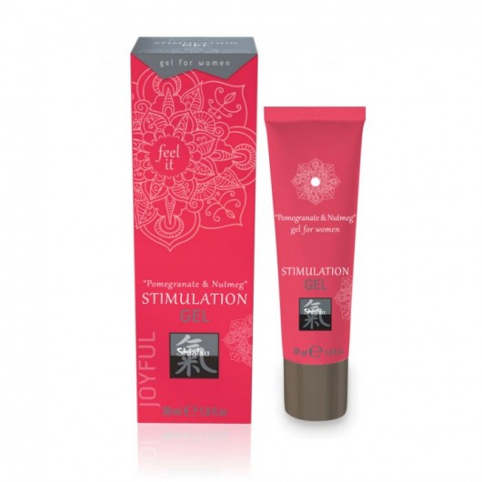 Возбуждающий интимный гель для двоих STIMULATION GEL Pomegranate   Nutmeg - 30 мл. - Shiatsu - купить с доставкой в Батайске