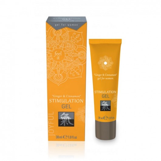 Возбуждающий интимный гель STIMULATION GEL Ginger   Cinnamon - 30 мл. - Shiatsu - купить с доставкой в Батайске