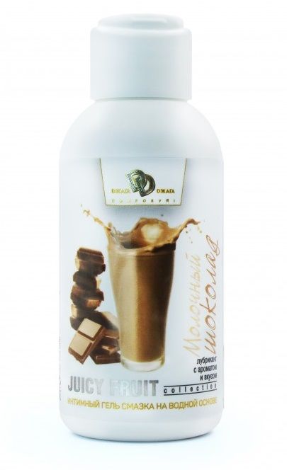 Интимный гель-смазка JUICY FRUIT с ароматом молочного шоколада - 100 мл. - БиоМед - купить с доставкой в Батайске