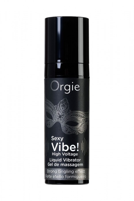 Гель для массажа ORGIE Sexy Vibe High Voltage с эффектом вибрации - 15 мл. - ORGIE - купить с доставкой в Батайске