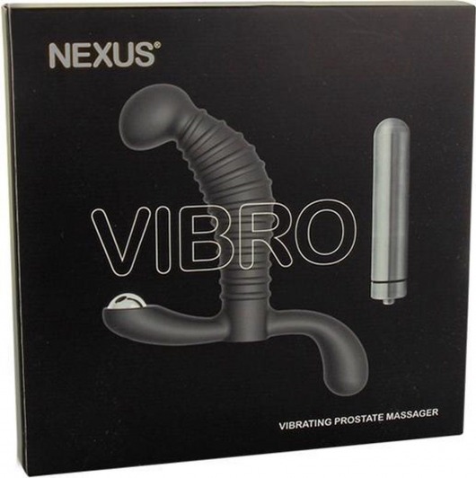 Стимулятор простаты Nexus Vibro Black - 10,2 см. - Nexus Range - в Батайске купить с доставкой