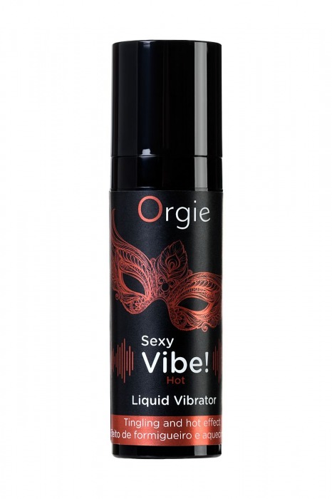Разогревающий гель для массажа ORGIE Sexy Vibe Hot с эффектом вибрации - 15 мл. - ORGIE - купить с доставкой в Батайске