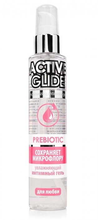 Увлажняющий интимный гель Active Glide Prebiotic - 100 гр. - Биоритм - купить с доставкой в Батайске