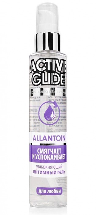 Увлажняющий интимный гель Active Glide Allantoin - 100 гр. - Биоритм - купить с доставкой в Батайске
