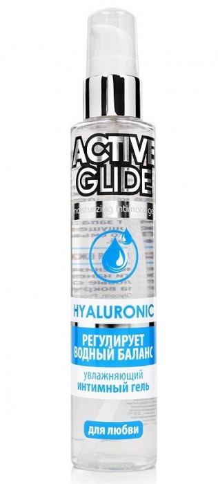 Увлажняющий интимный гель Active Glide Hyaluronic - 100 гр. - Биоритм - купить с доставкой в Батайске