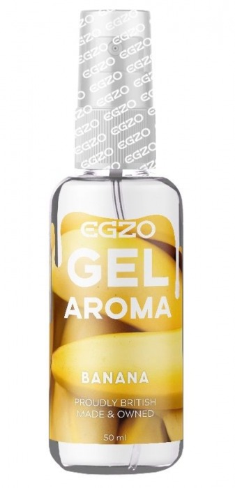 Интимный лубрикант EGZO AROMA с ароматом банана - 50 мл. - EGZO - купить с доставкой в Батайске