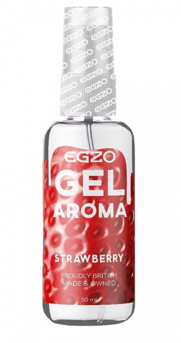 Интимный лубрикант EGZO AROMA с ароматом клубники - 50 мл. - EGZO - купить с доставкой в Батайске