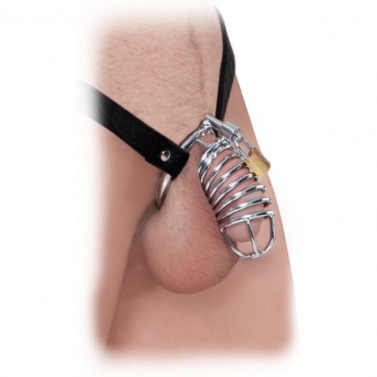 Кольцо верности Extreme Chastity Belt с фиксацией головки - Pipedream - купить с доставкой в Батайске