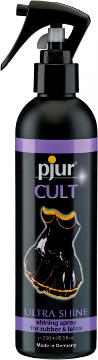 Спрей для ухода за одеждой из латекса pjur CULT Ultra Shine - 250 мл. - Pjur - купить с доставкой в Батайске