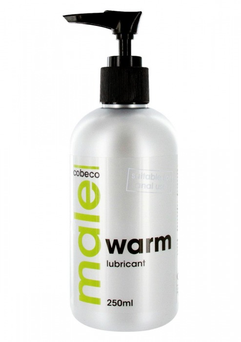 Лубрикант с согревающим эффектом MALE Cobeco Warm Lubricant - 250 мл. - Cobeco - купить с доставкой в Батайске