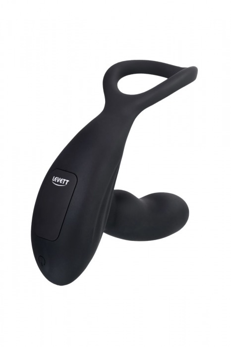Черный стимулятор простаты Maud с вибрацией - Levett - в Батайске купить с доставкой
