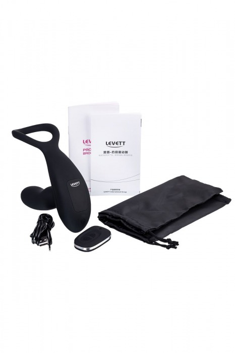 Черный стимулятор простаты Maud с вибрацией - Levett - в Батайске купить с доставкой