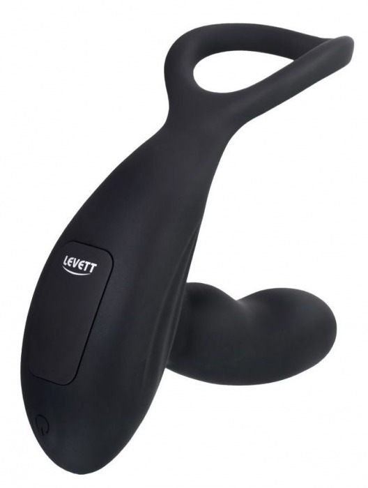 Черный стимулятор простаты Maud с вибрацией - Levett - в Батайске купить с доставкой
