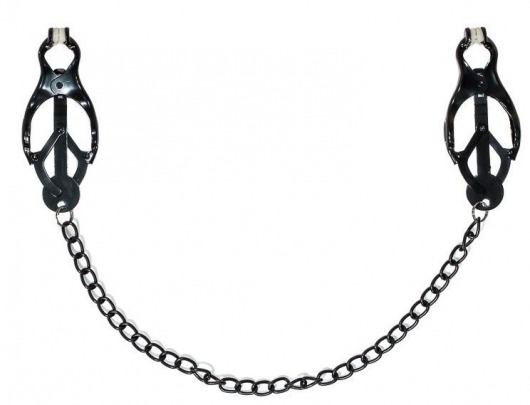 Зажимы на соски Darkside с цепочкой - Lola Games - купить с доставкой в Батайске