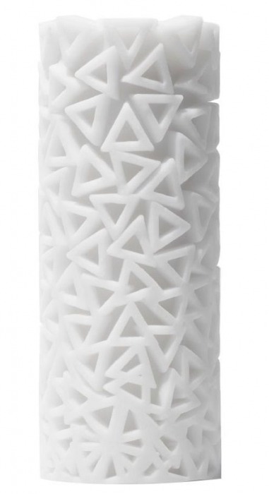 Белый 3D мастурбатор PILE - Tenga - в Батайске купить с доставкой