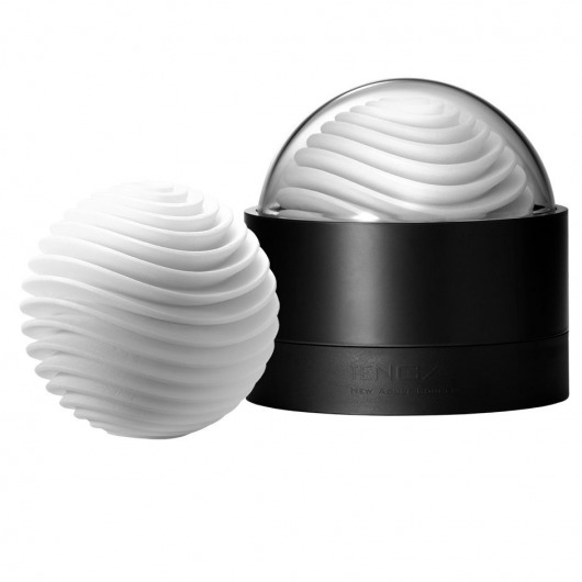 Белый мастурбатор Tenga Geo Aqua - Tenga - в Батайске купить с доставкой