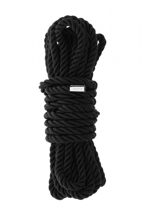 Черная веревка для шибари DELUXE BONDAGE ROPE - 5 м. - Dream Toys - купить с доставкой в Батайске
