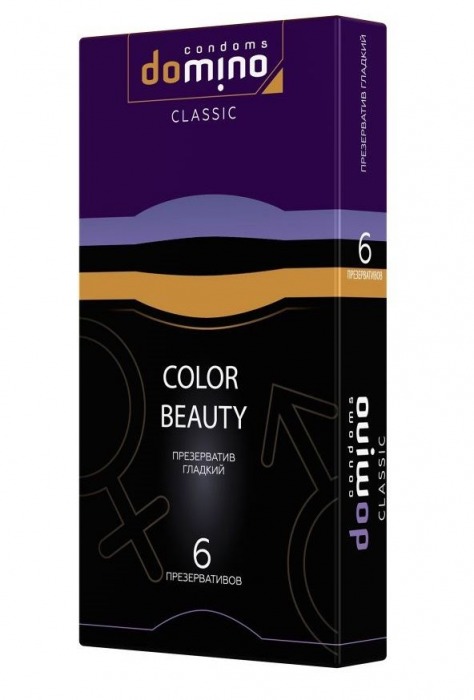Разноцветные презервативы DOMINO Colour Beauty - 6 шт. - Domino - купить с доставкой в Батайске