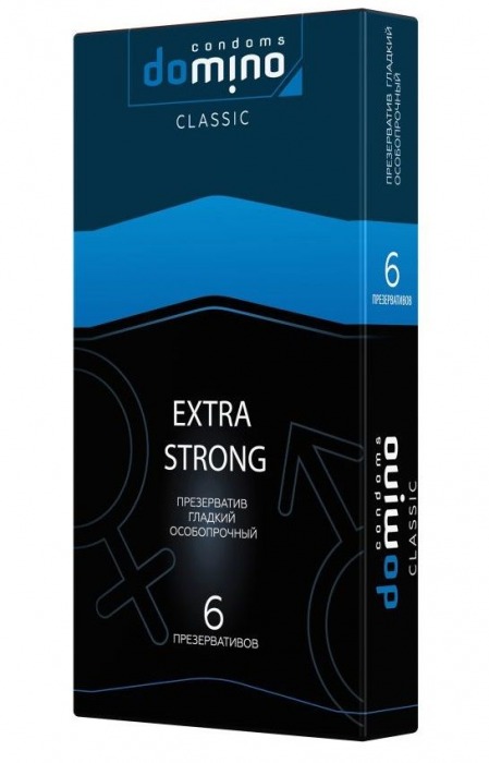 Суперпрочные презервативы DOMINO Extra Strong - 6 шт. - Domino - купить с доставкой в Батайске