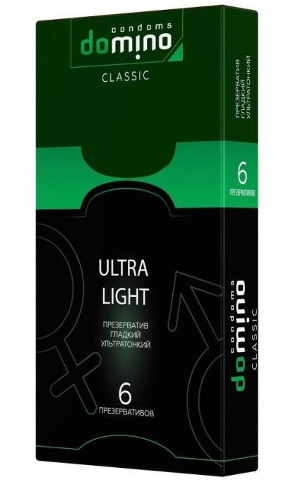 Супертонкие презервативы DOMINO Ultra Light - 6 шт. - Domino - купить с доставкой в Батайске