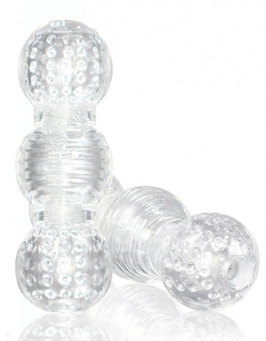 Прозрачный фигурный мастурбатор Master Stroker - Blush Novelties - в Батайске купить с доставкой