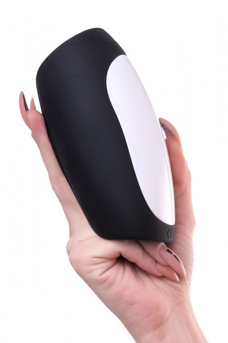 Черно-белый перезаряжаемый мастурбатор Erotist Hailstorm - Erotist Adult Toys - в Батайске купить с доставкой