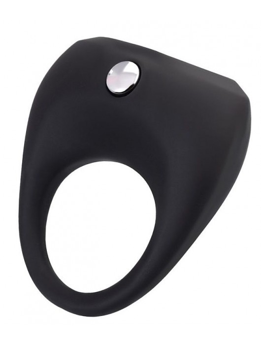 Черное эрекционное виброкольцо Erotist Cosm - Erotist Adult Toys - в Батайске купить с доставкой