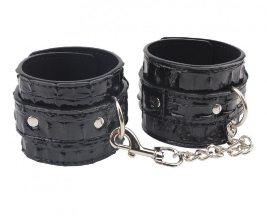 Черные наручники Surrender Wrist Restraints - Chisa - купить с доставкой в Батайске