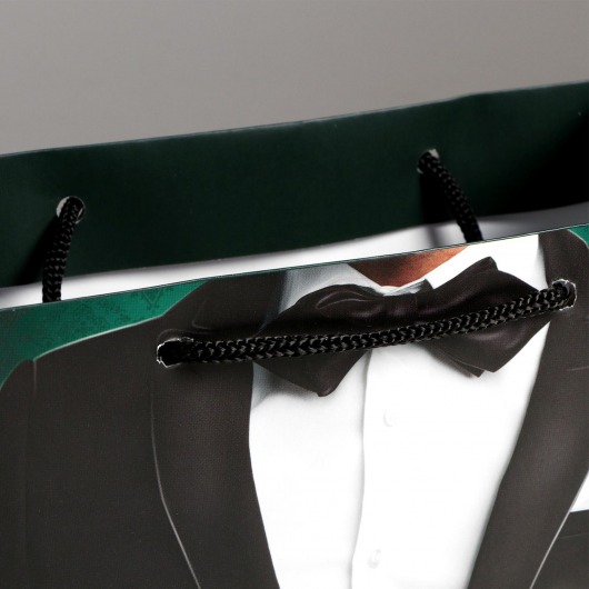 Малый бумажный пакет «Лучшему!» - 18 х 23 см. - Сима-Ленд - купить с доставкой в Батайске