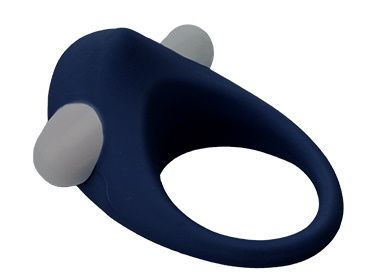 Гладкое синее эрекционное виброкольцо STIMU RING - Dream Toys - в Батайске купить с доставкой