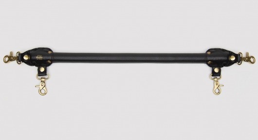 Черная распорка для ног Bound to You Faux Leather Spreader Bar - 50,8 см. - Fifty Shades of Grey - купить с доставкой в Батайске