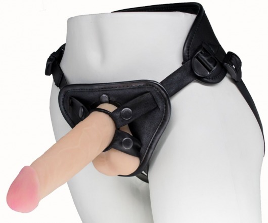 Пояс харнесс BEST UNI strap с 2 насадками - 18 и 22 см. - LOVETOY (А-Полимер) - купить с доставкой в Батайске