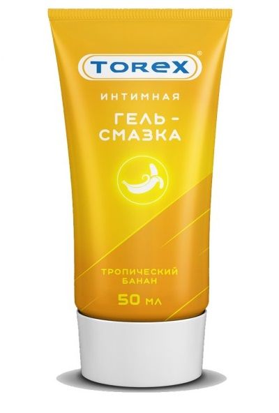 Смазка на водной основе TOREX  Тропический банан  - 50 мл. - Torex - купить с доставкой в Батайске