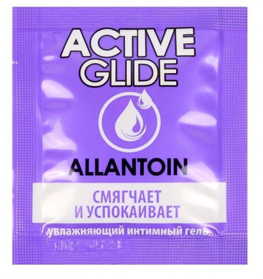 Лубрикант на водной основе Active Glide с аллантоином - 3 гр. - Биоритм - купить с доставкой в Батайске