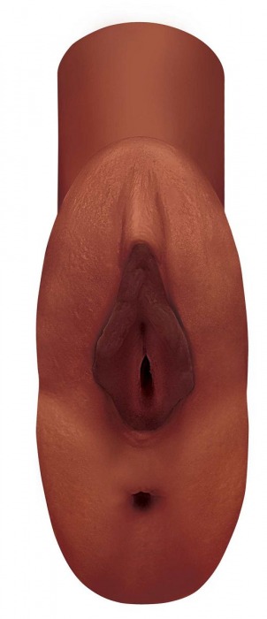 Коричневый мастурбатор Perfect Pussy Double Stroker - Pipedream - в Батайске купить с доставкой
