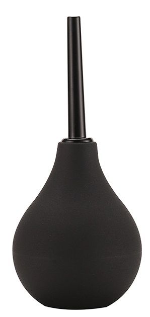 Черный анальный душ ANAL DOUCHE с прямым наконечником - Dream Toys - купить с доставкой в Батайске