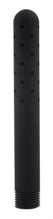 Черная насадка для анального душа ANAL DOUCHE - 15 см. - Dream Toys - купить с доставкой в Батайске