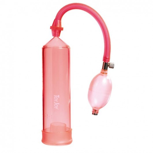 Красная вакуумная помпа Power Pump Red - Toy Joy - в Батайске купить с доставкой