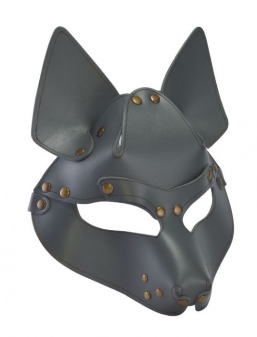 Серая маска Wolf с клепками - Sitabella - купить с доставкой в Батайске