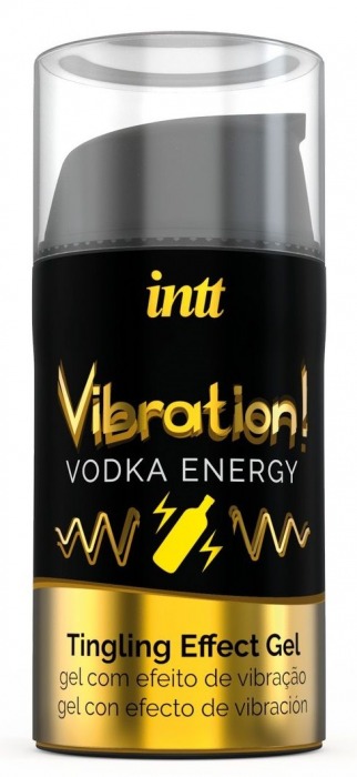 Жидкий интимный гель с эффектом вибрации Vibration! Vodka Energy - 15 мл. - INTT - купить с доставкой в Батайске