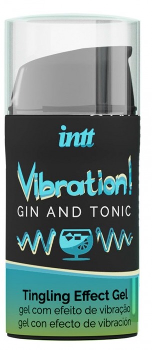 Жидкий интимный гель с эффектом вибрации Vibration! Gin   Tonic - 15 мл. - INTT - купить с доставкой в Батайске
