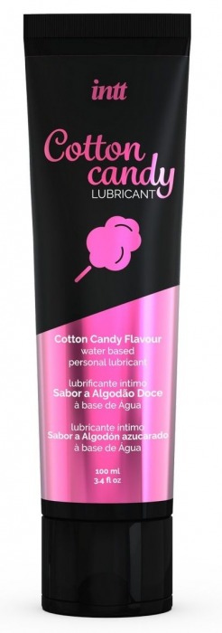 Интимный гель на водной основе Cotton Candy Lubricant - 100 мл. - INTT - купить с доставкой в Батайске