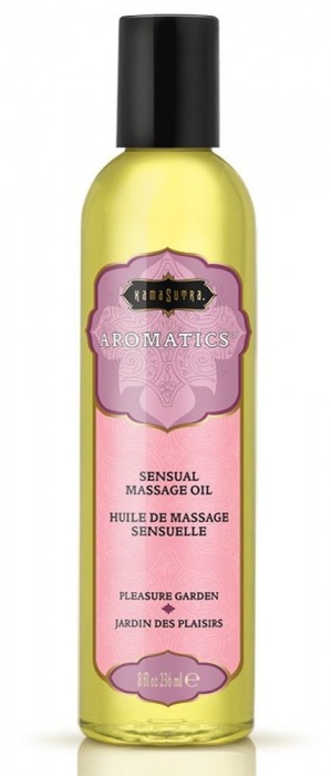 Массажное масло с цветочным ароматом Pleasure Garden - 236 мл. - Kama Sutra - купить с доставкой в Батайске